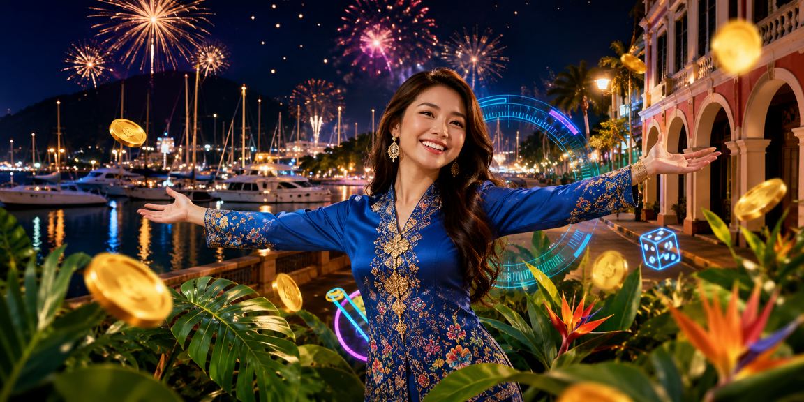 Pengguna Langkawi menerima bonus deposit dengan pakaian tradisional